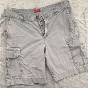 Merona Gray Cargo Shorts